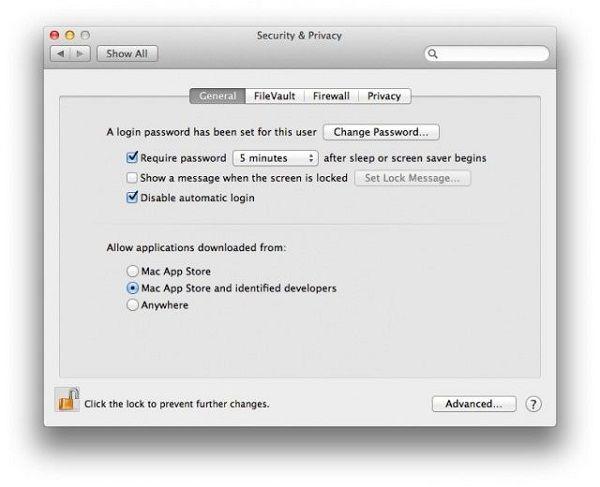 Si más de una persona usa el ordenador, no es recomendable desactivar esta capa de seguridad