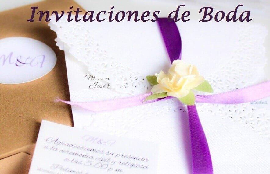 invitaciones para boda