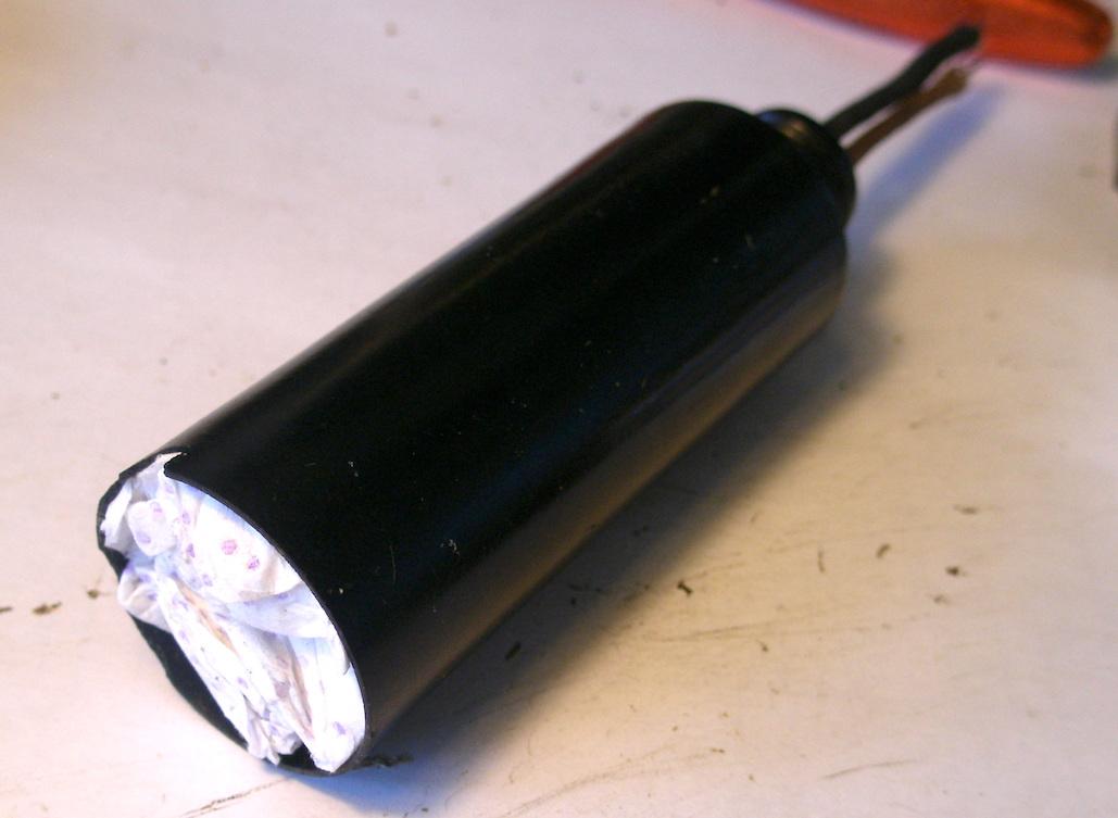 Reparacion de radio antigua - condensador