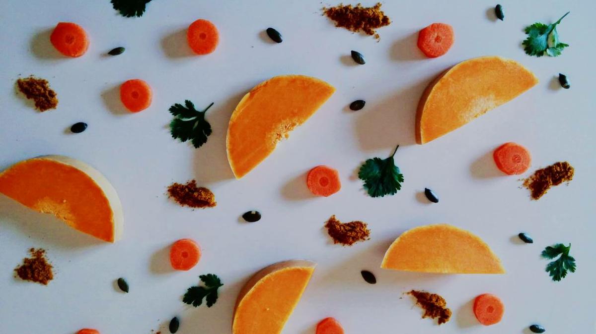 crema de calabaza coco curry