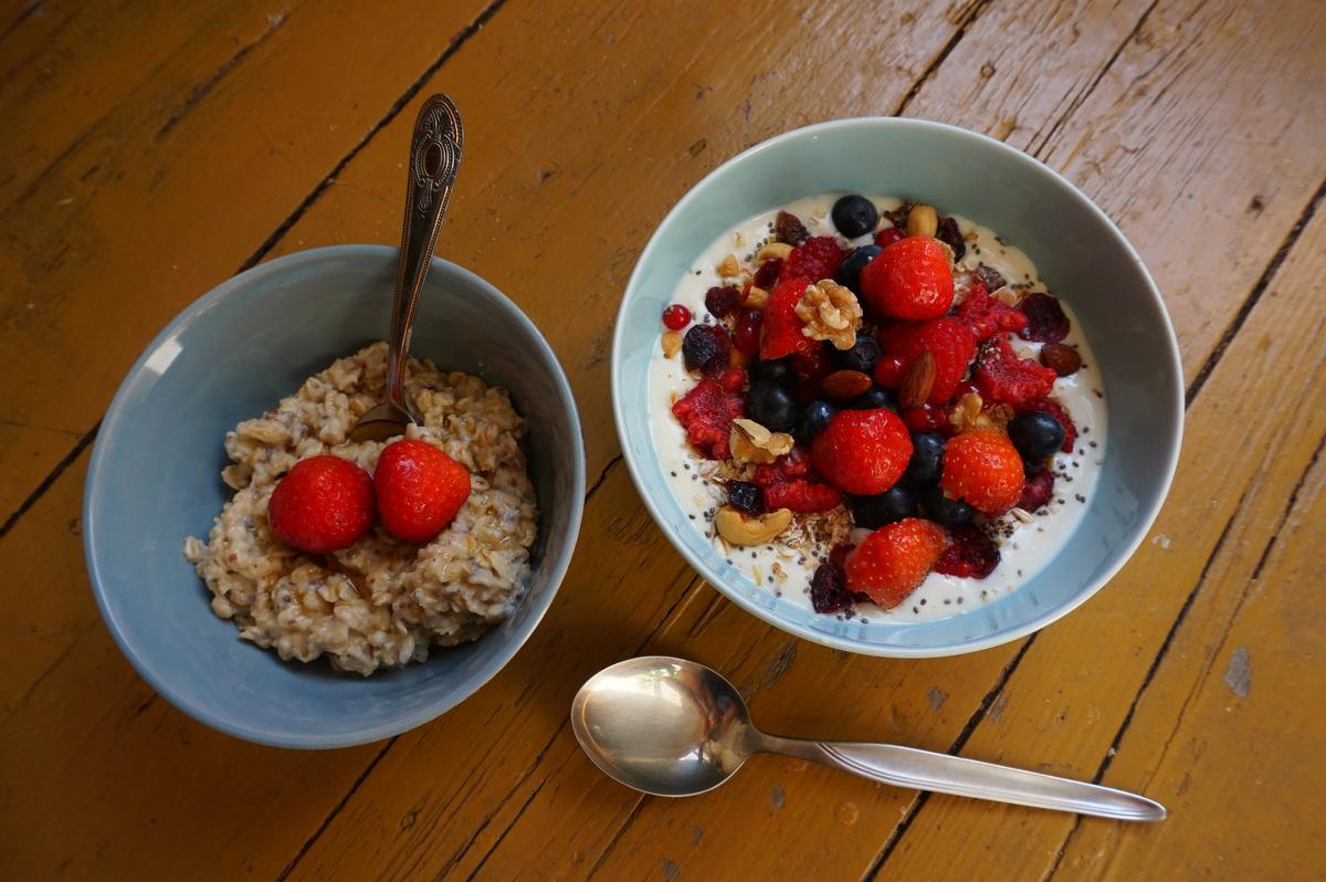 avena con frutas