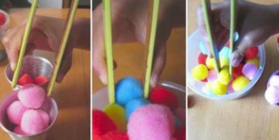 motricidad pinzas cocina
