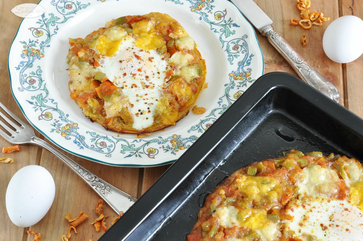 Huevos rancheros con y sin gluten