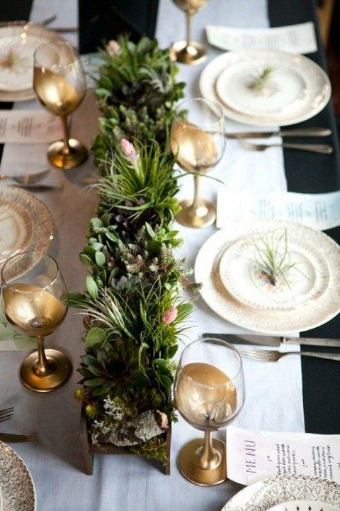 Decorar con cactus ideas para vestir una mesa
