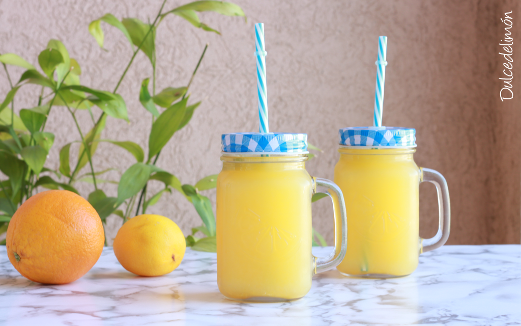 Limonada de naranja exprés