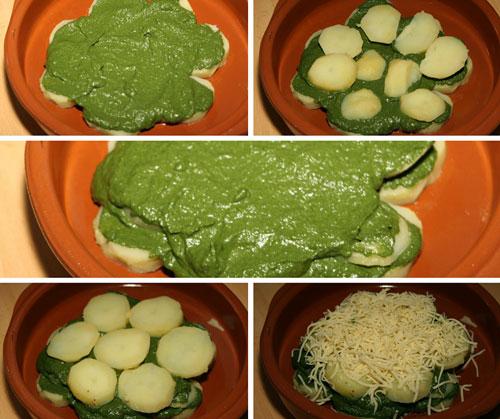 Montar-las-Patatas-con-Espinacas