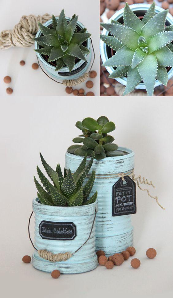 ideas para reciclar latas de conserva