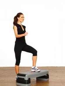 ejercicios para fortalecer gluteos con steps