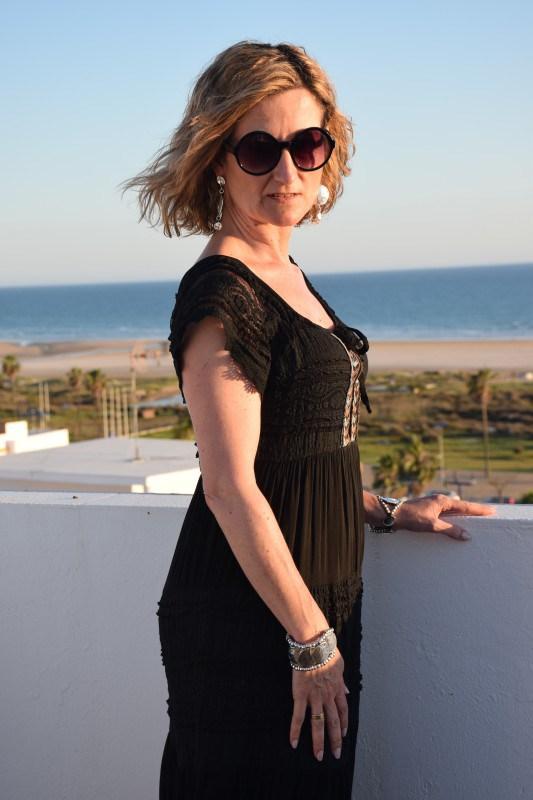 boho-maxi-dress-denim-jacket