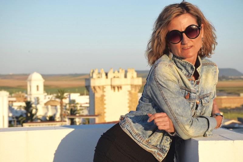 boho-maxi-dress-denim-jacket