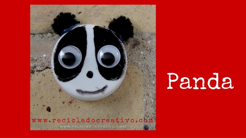 Oso Panda Manualidad para niños y reciclaje