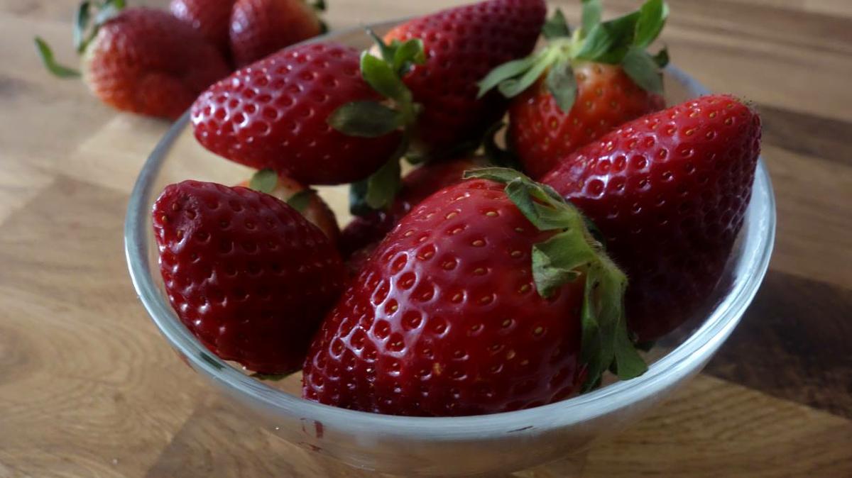 smoothie de fresa y queso