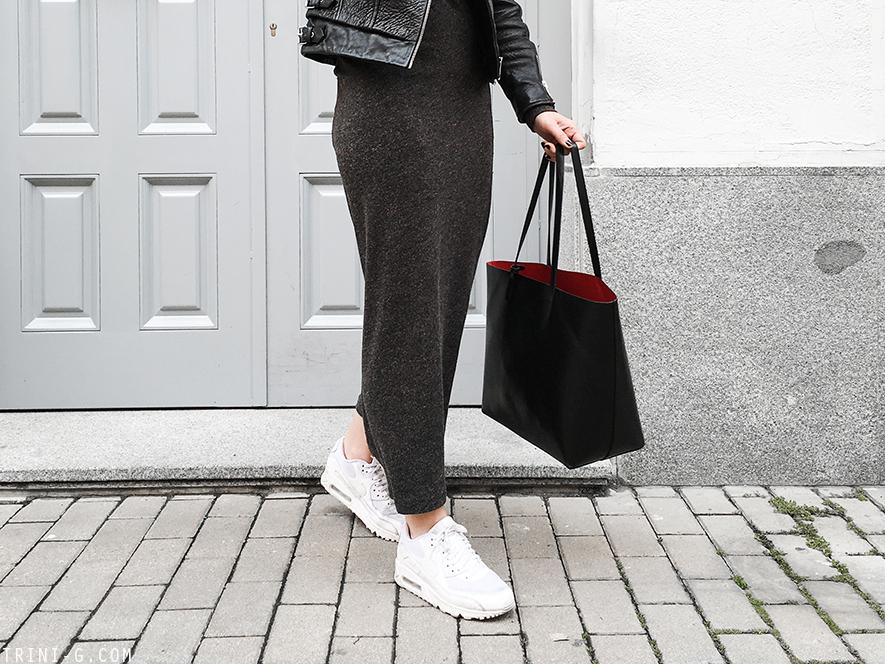 Trini | T by Alexander Wang dress Mansur Gavriel bag