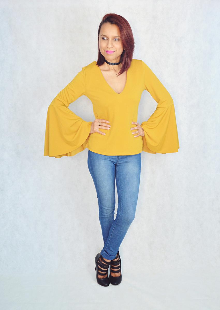 Blusa acampanada 5