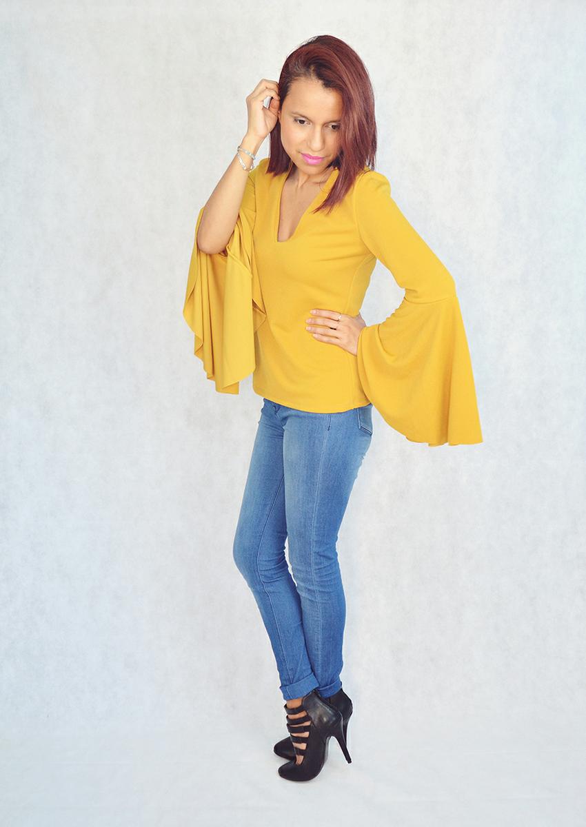 Blusa acampanada 7
