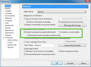 Actualizaciones automáticas de uTorret
