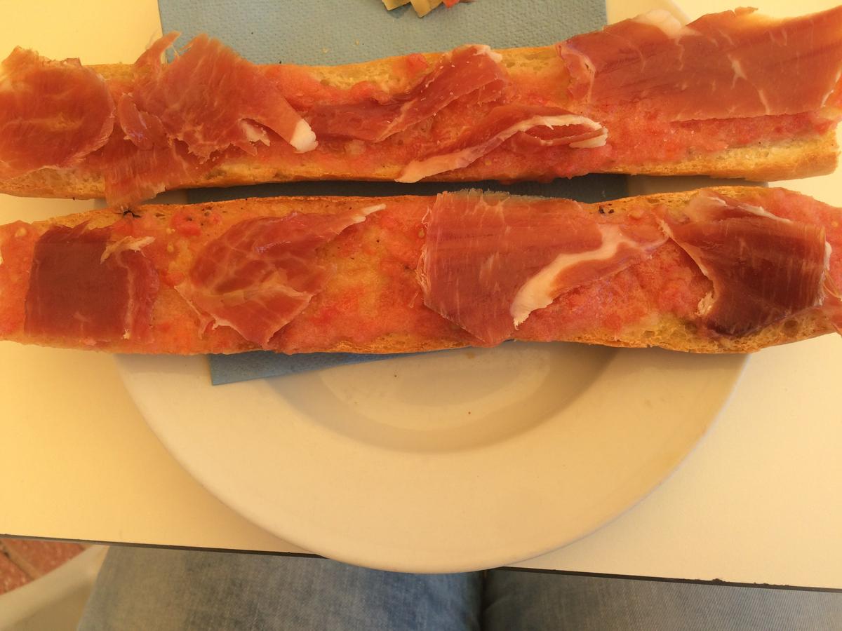 tostada jamon reto adelgaza