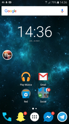 Game Launcher Galaxy S7 minimizar