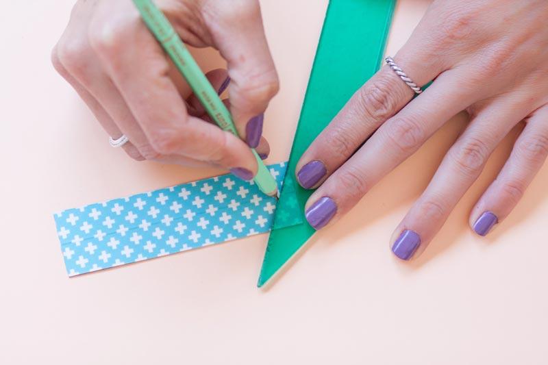 Tutorial imanes con washi tape.