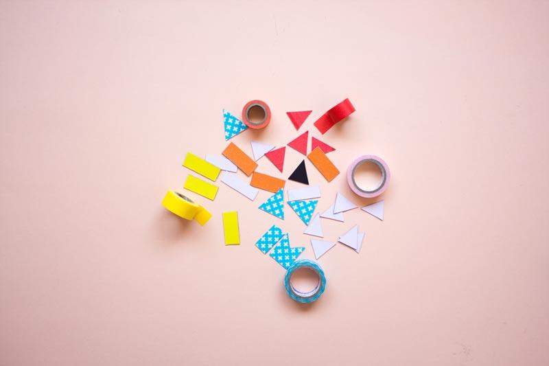Tutorial imanes con washi tape.