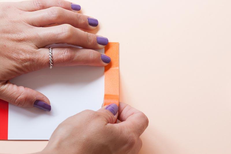 Tutorial imanes con washi tape.