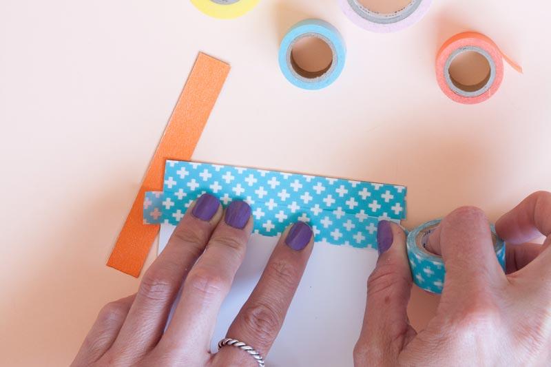 Tutorial imanes con washi tape.