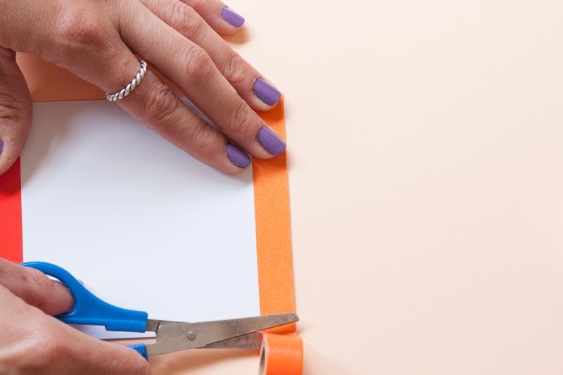 Tutorial imanes con washi tape.