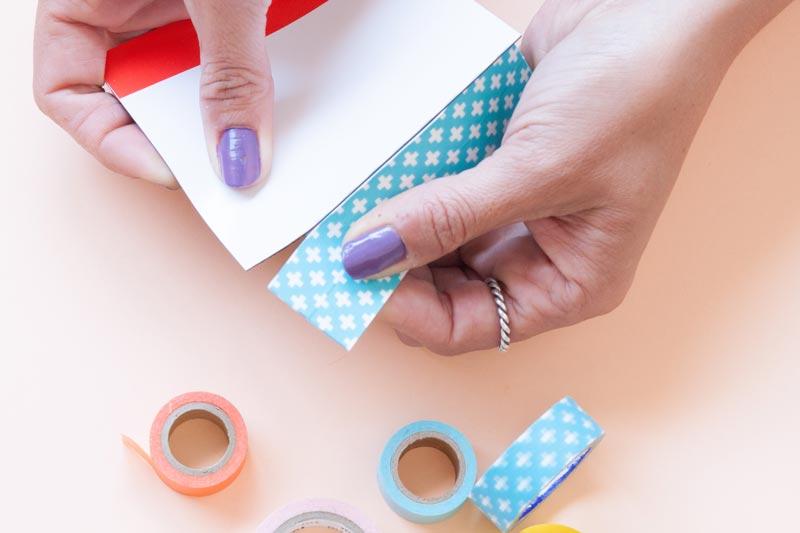 Tutorial imanes con washi tape.