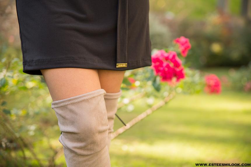 negro con botas altas gris-4557