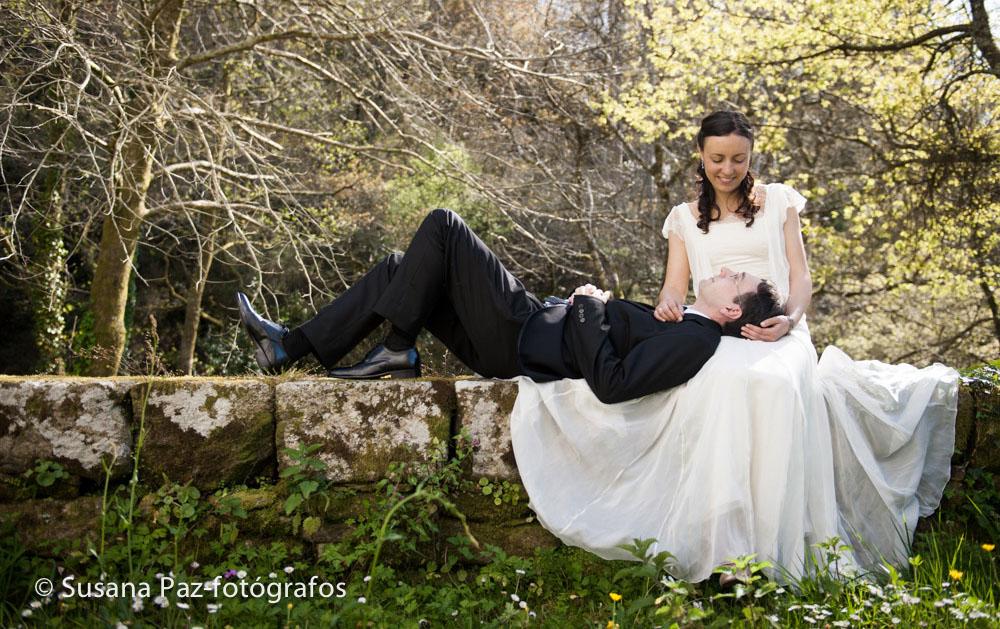 Fotos Pre boda en un monasterio especial de Galicia