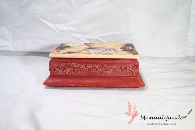 Decoupage y pintura a la tiza1