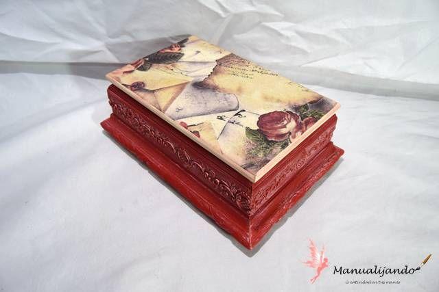 Decoupage y pintura a la tiza7