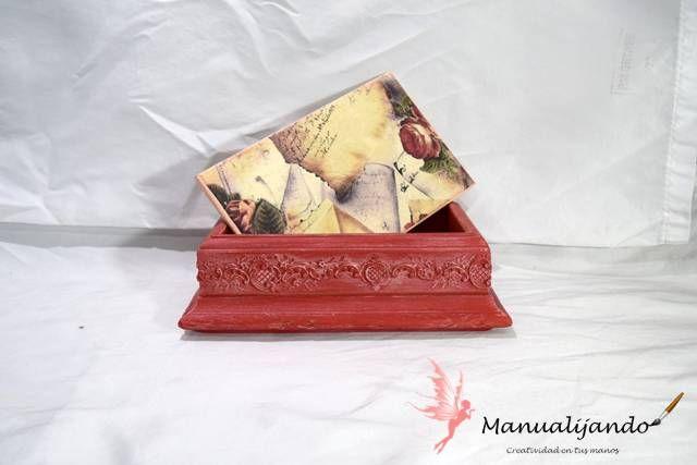 Decoupage y pintura a la tiza2