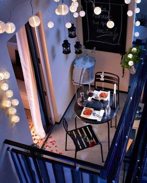 terraza chill out romantica para dos cena noche verano decoratualma dta