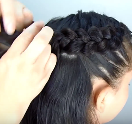 cómo hacer trenzas círcular