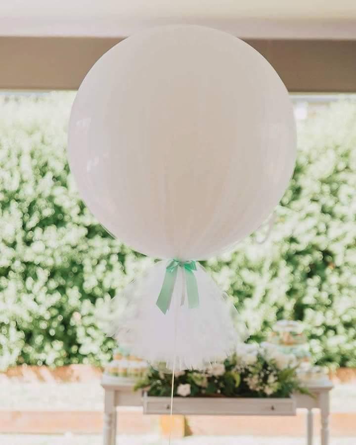 como forrar globos con tul