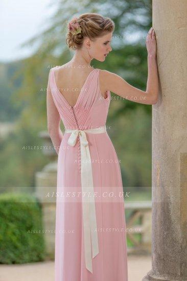 Vestido rosa largo para invitada de boda 2