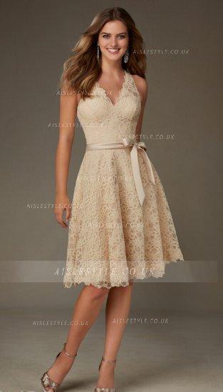 Vestido de encaje corto 1