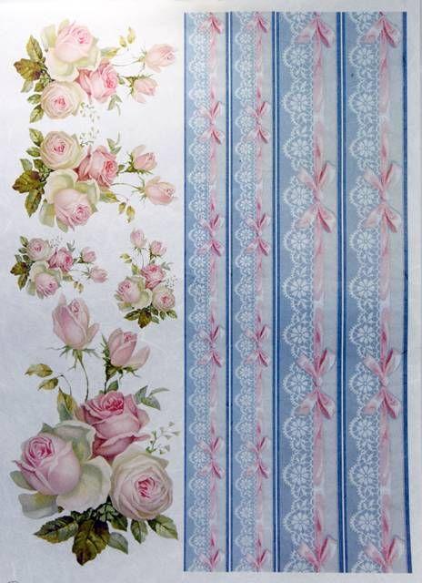 Puntilla rosa-azul