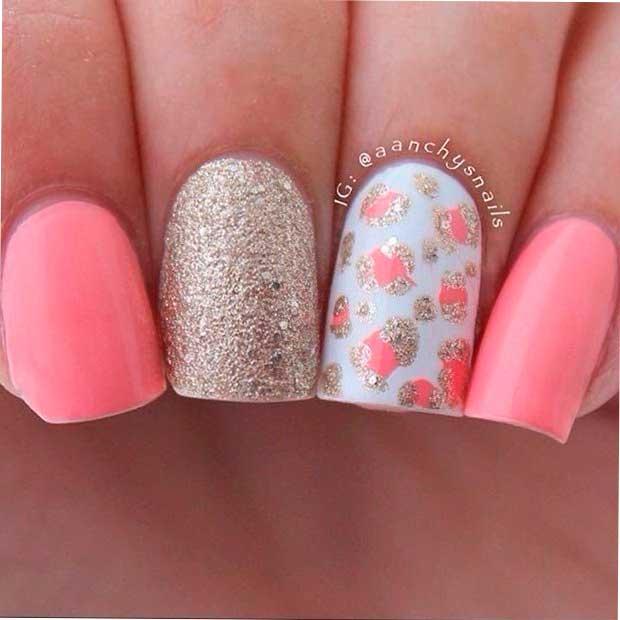 Diseño-de-uñas-de-gel-rosas