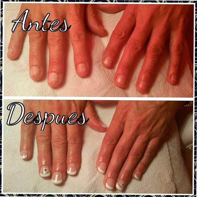 Uñas de gel sencillas