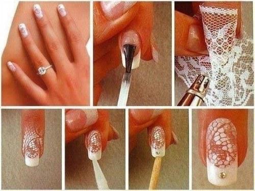 Uñas de encaje