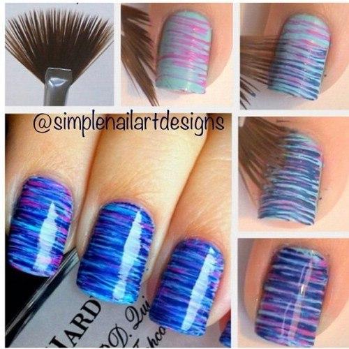 Uñas con rayitas delgadas