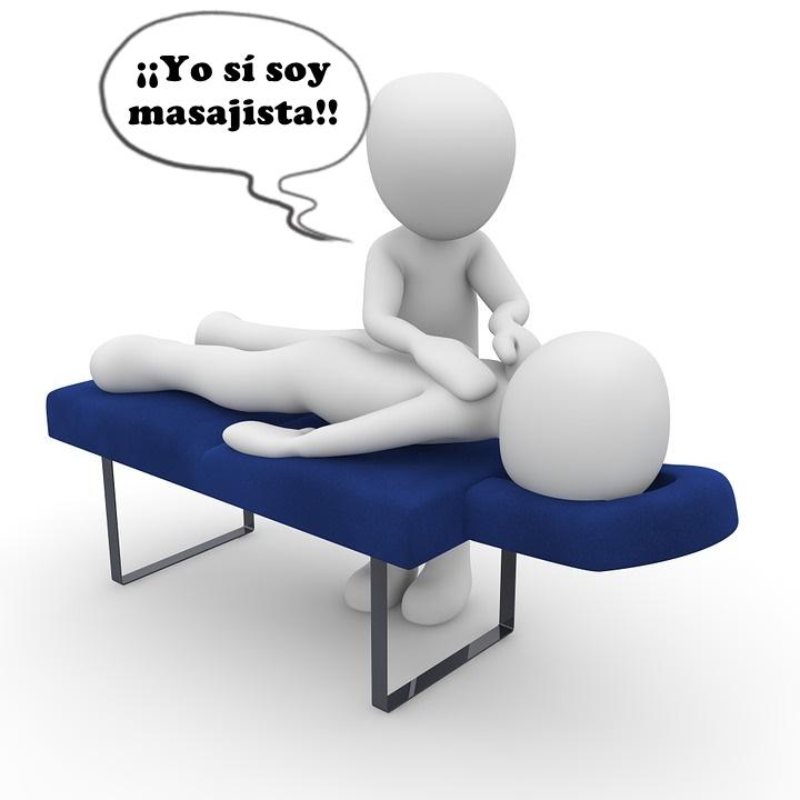 El fisioterapeuta es masajista