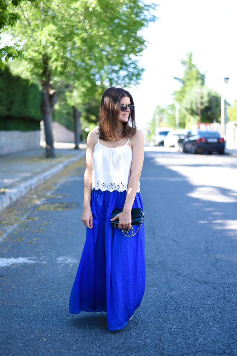 look con falda larga