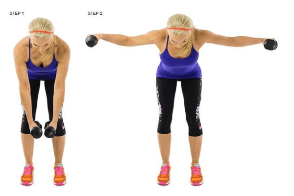 Apertura con mancuernas