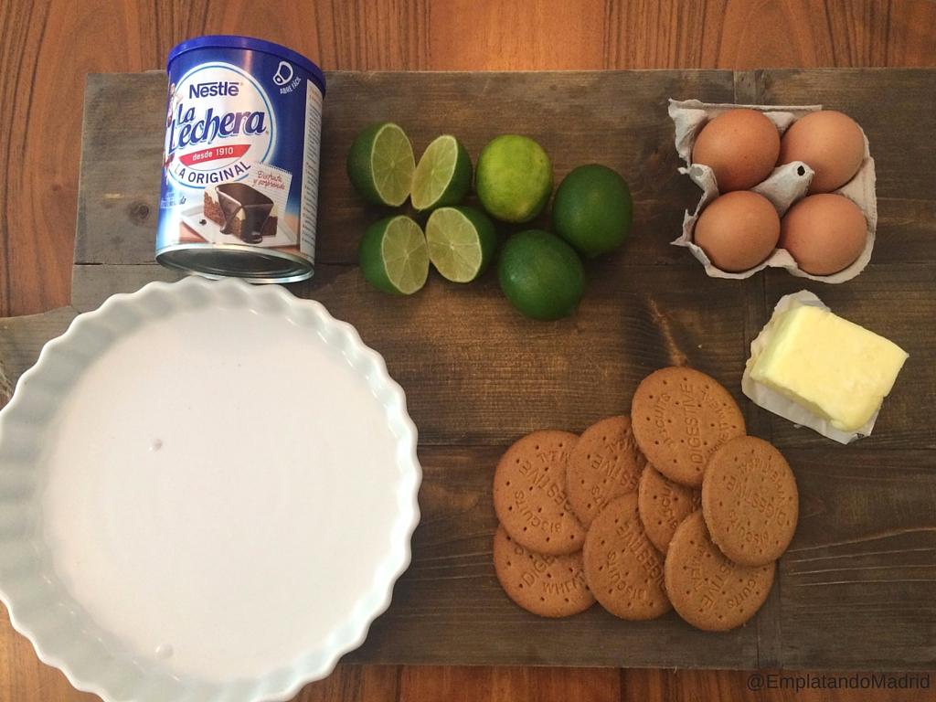 Los ingredientes del Key Lime Pie