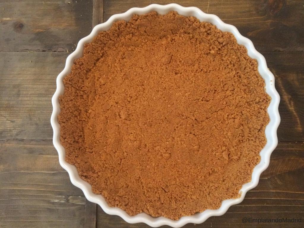 Haciendo la base de galleta