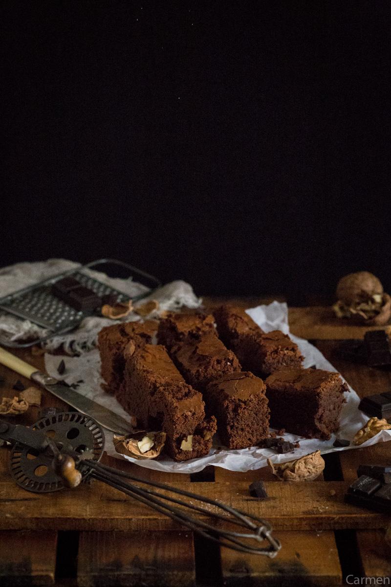 Brownie de chocolate sin azúcar