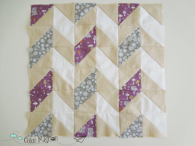 cojín patchwork cara coton mignon